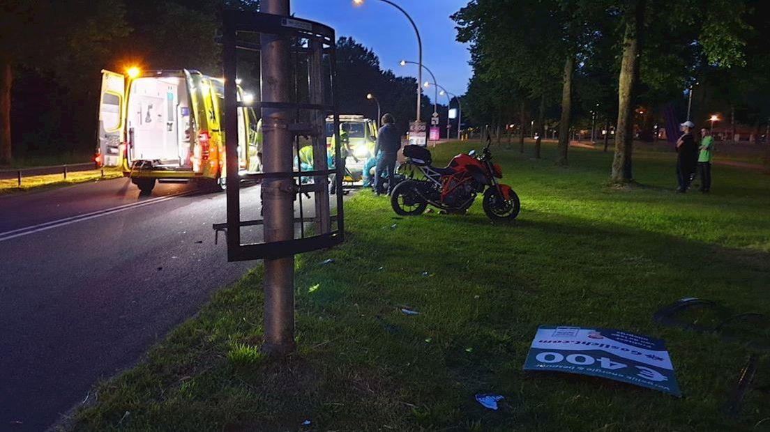 Motorrijder gewond bij ongeval in Hengelo