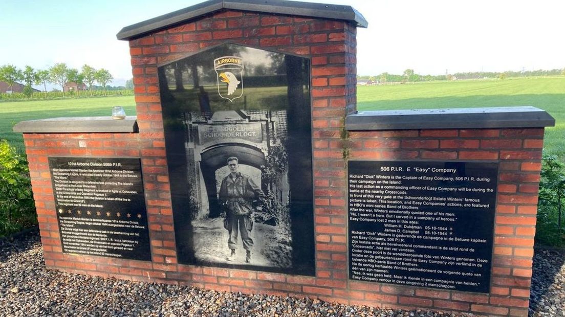 Het oorlogsmonument in Elst.