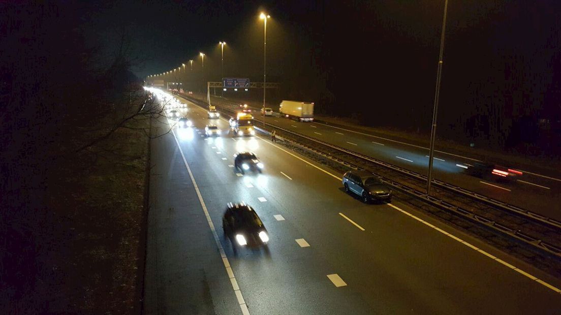 Ongeluk op de A1 levert kilometers aan file op richting Hengelo