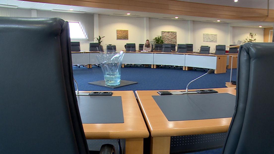 De raadszaal in Zierikzee (archieffoto)