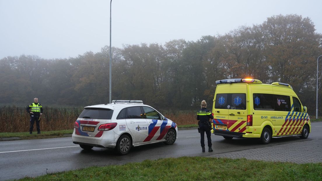 De politie en een ambulance kwamen ter plaatse