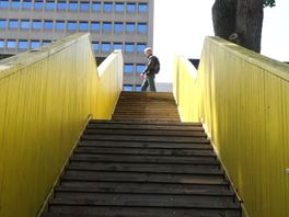 Gele luchtsingel weer open, Rotterdams icoon verbindt de buurt en trekt toeristen