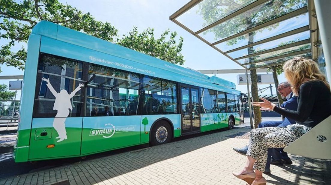 Syntus heeft al een waterstofbus in Gelderland.