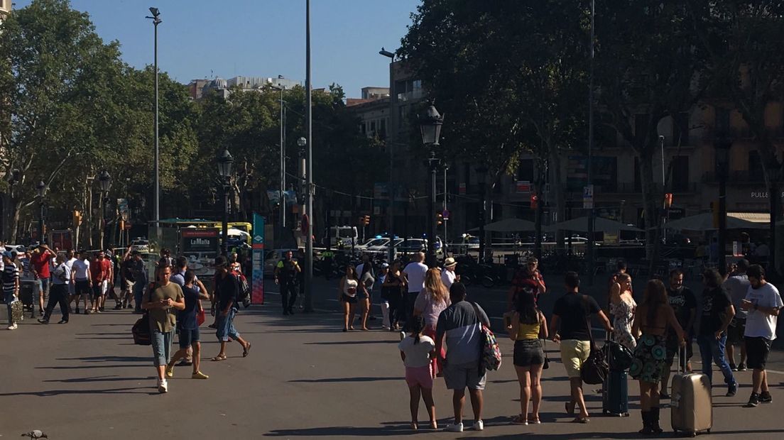 Vlak na de aanslag in Barcelona