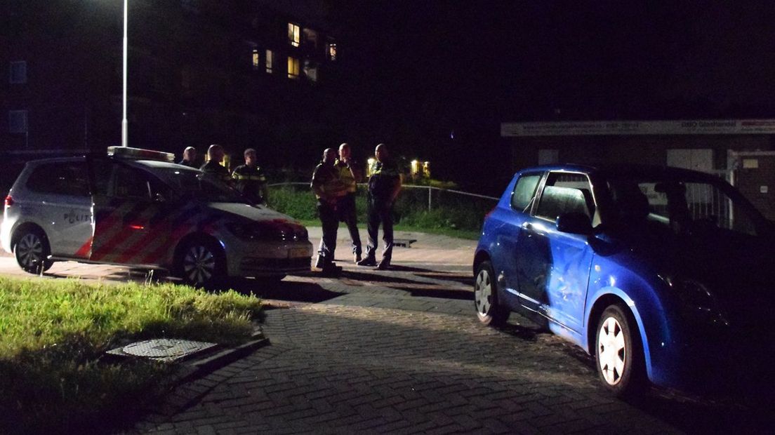 Politie ramt auto na achtervolging in Gouda