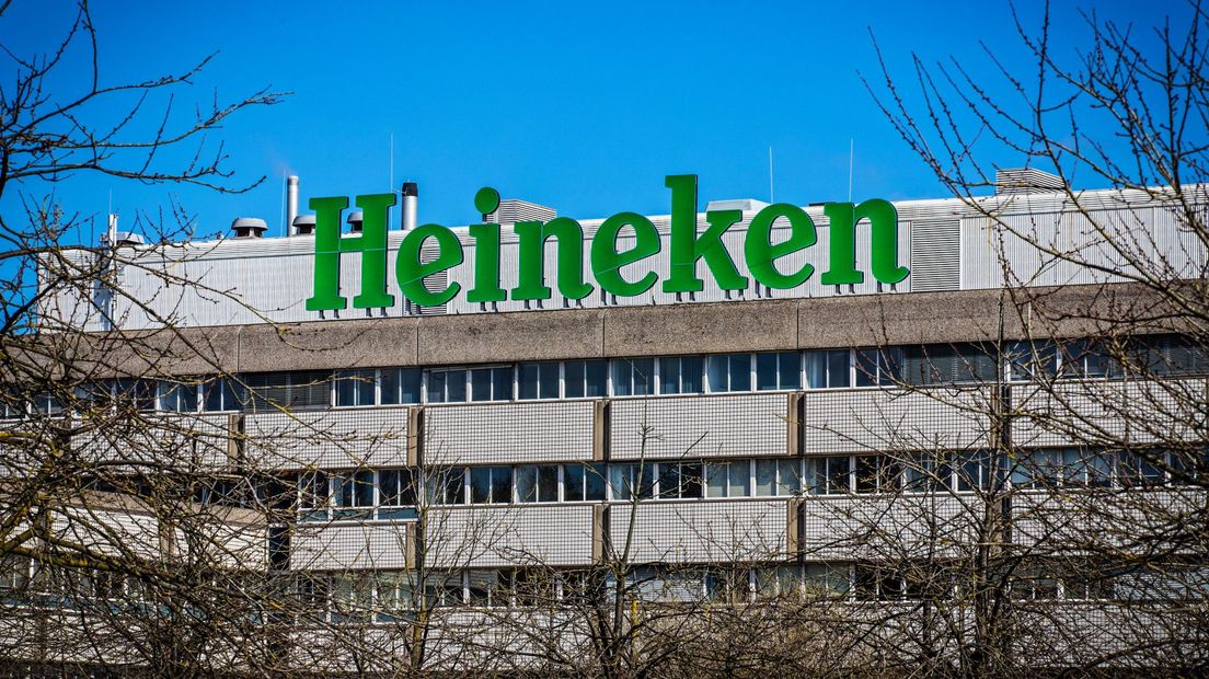 De bierbrouwerij van Heineken in Zoeterwoude