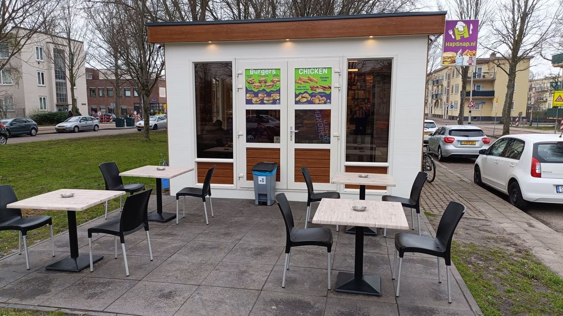 De pas verbouwde keet aan de Aagje Dekenlaan