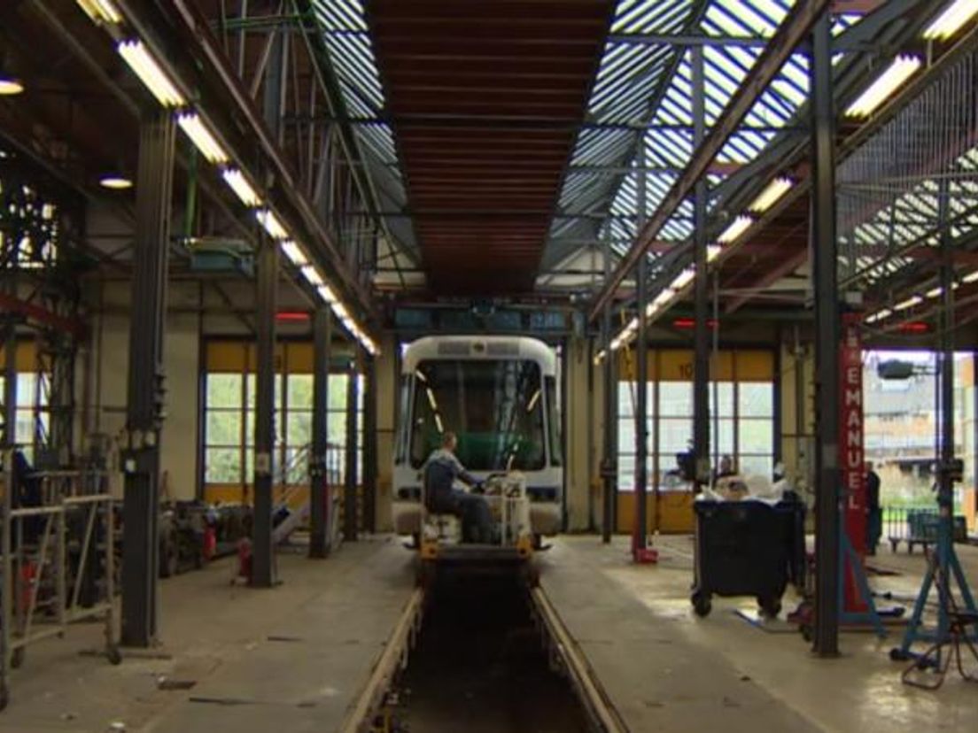 De remise aan de Kleiweg (archieffoto)