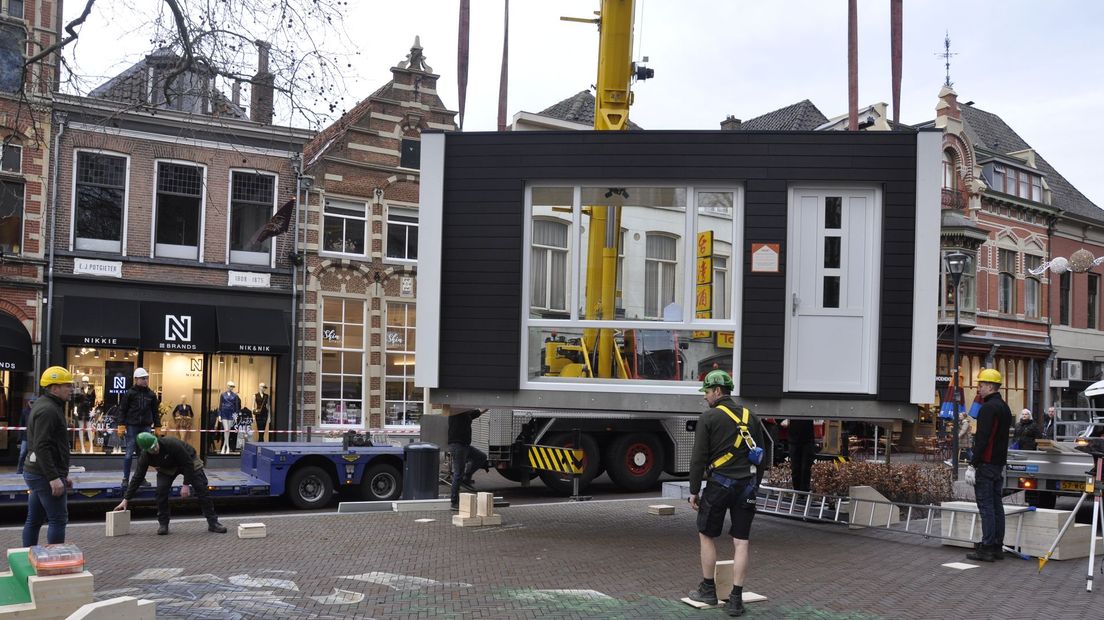 Het voorbeeldhuis is kant-en-klaar afgeleverd in Zwolle