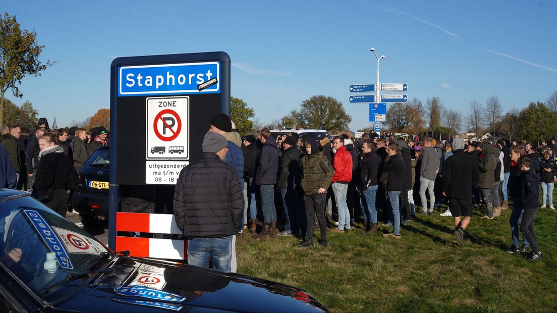 Rellen bij de sinterklaasintocht