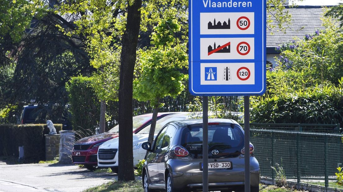 Grensovergang in Zeeuws-Vlaanderen