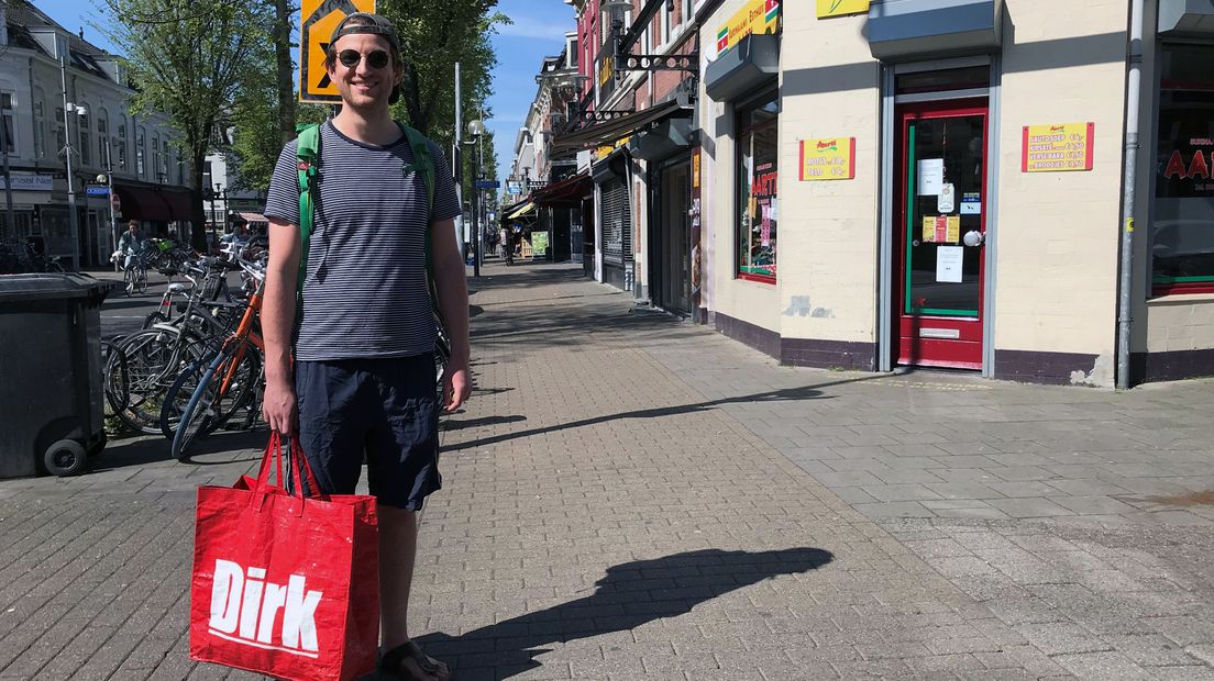 "Gisteren keerde ik om en ging ik naar huis. Het was te druk."