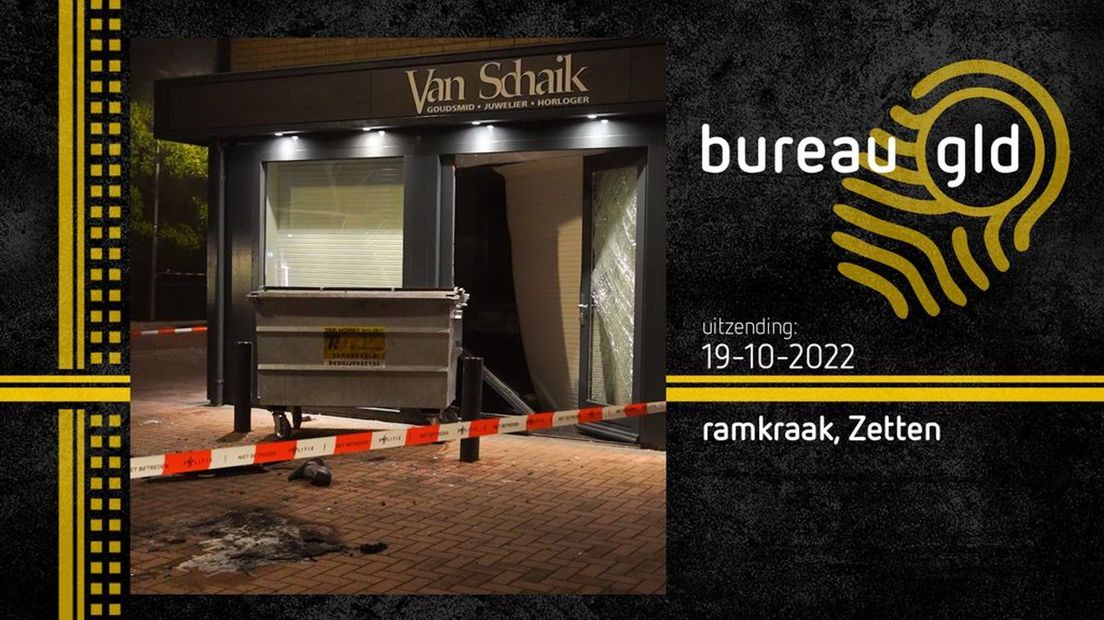 De politie zoekt ramkrakers in Zetten.