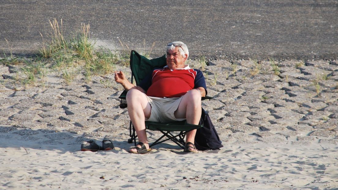 Duitser op strand