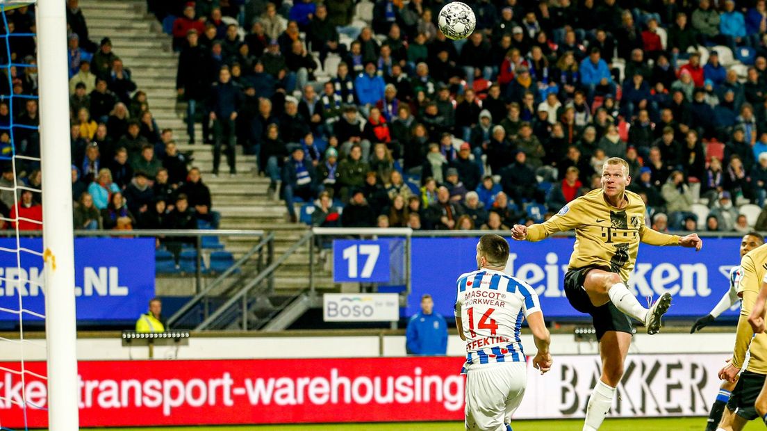 Henk Veerman scoort bijna tegen zijn oude club