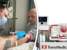 Peter Melsen (65) loopt sinds kort rond met het hart van een overleden donor