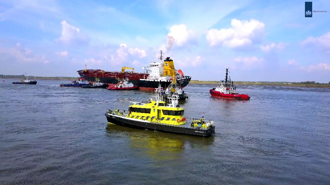 De stranding van de tanker Seatrout in het Nauw van Bath