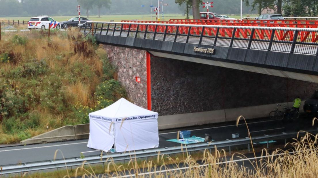 Politieonderzoek op de N18