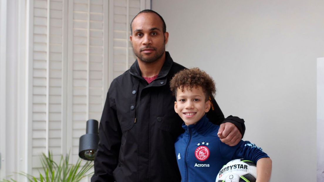 Topsprinter Timothy Beck draagt liefde voor de sport goed over: Logan (11) speelt bij Ajax