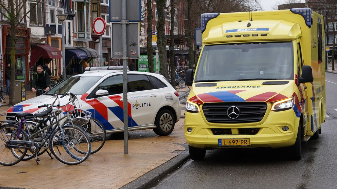 Politie als ambulance kwamen ter plaatse na het ongeluk