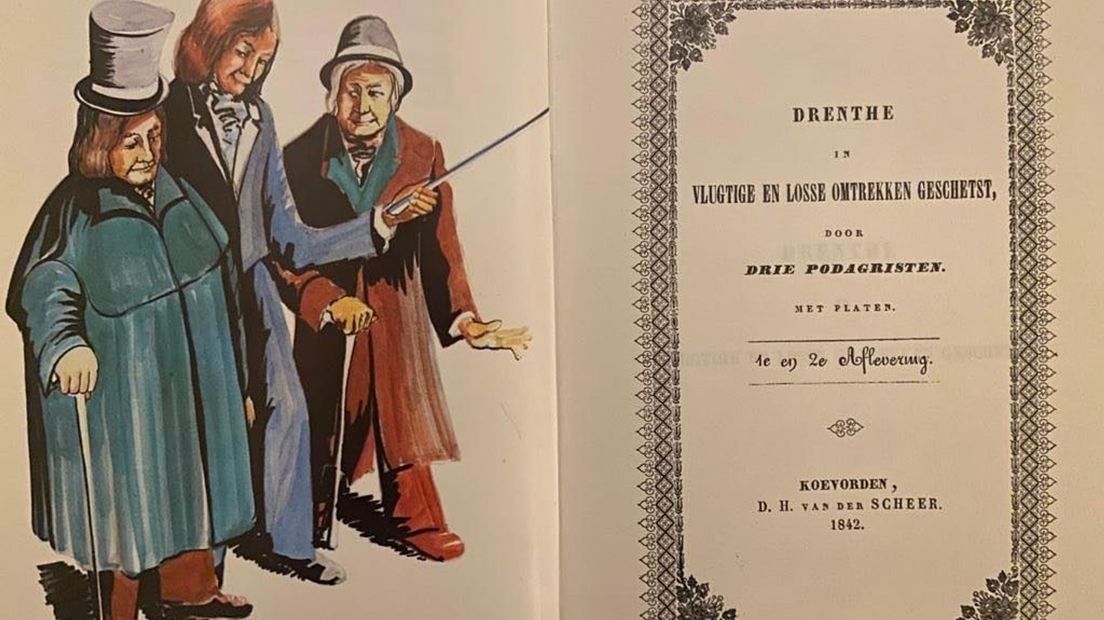 Illustratie uit 'Het boek der podagristen'