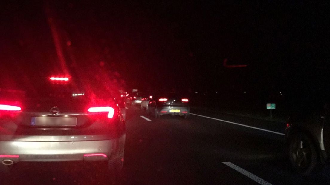 Auto's in de file (Archief)