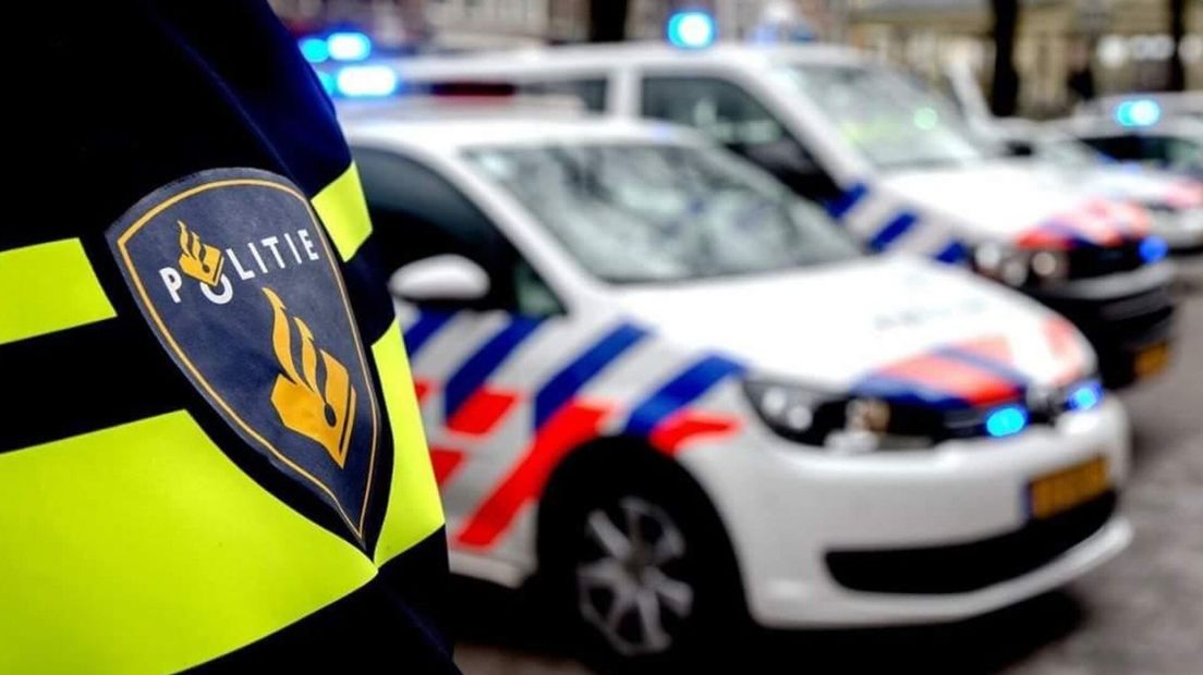 De politie arresteerde de man na een doodsbedreiging.