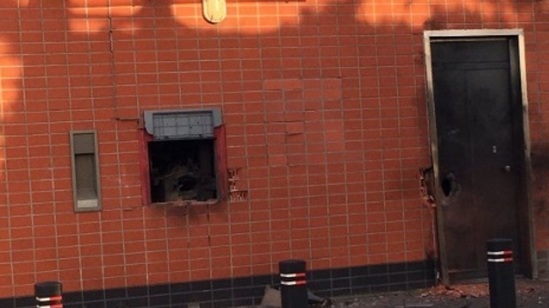 Plofkraak Sluiskil in maart 2017.
