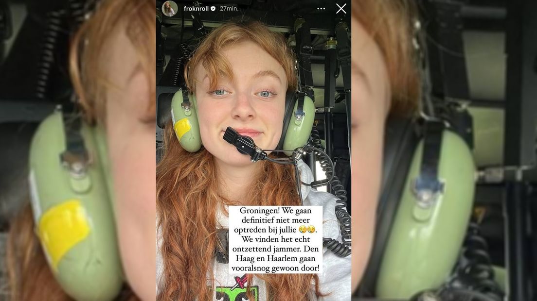 Froukje treedt niet meer op in Groningen