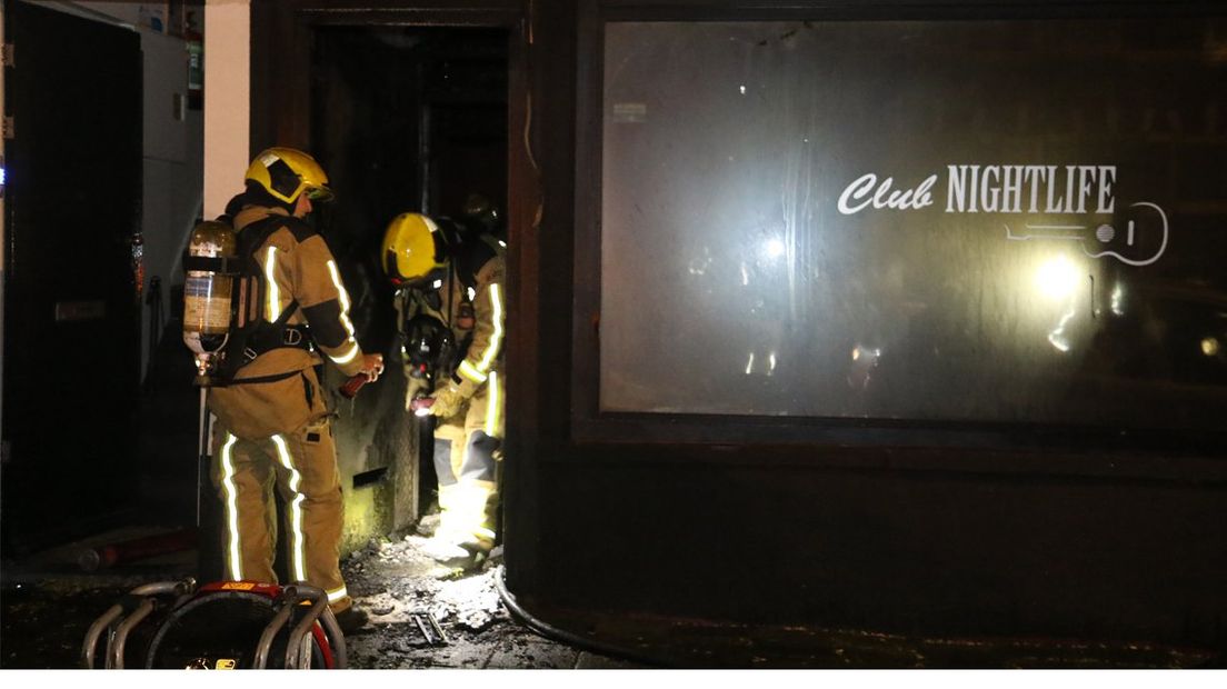Felle brand in club Nightlife in Den Haag Omroep West