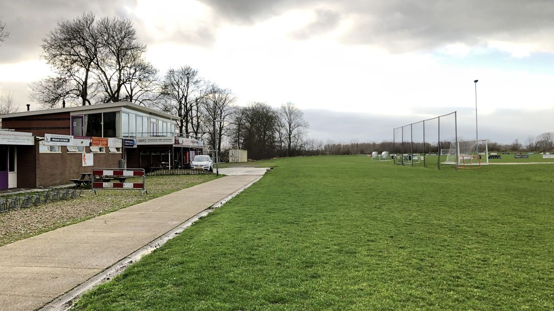 De plek waar de grasbaanraces gehouden moeten worden