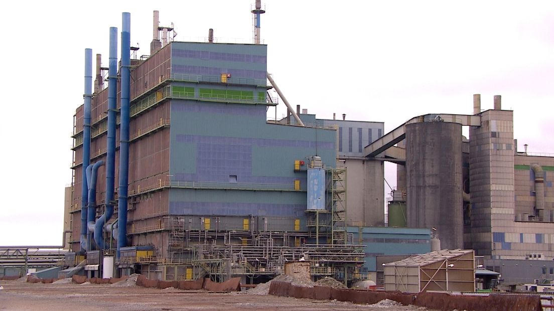 De failliete fosfor-fabriek Thermphos in Vlissingen-Oost