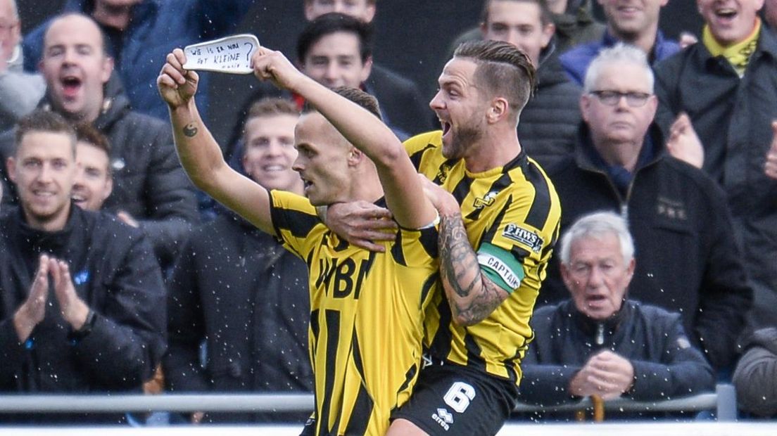 Rijnsburgse Boys won in het seizoen 2016/2017 thuis met 7-1 van Quick Boys.