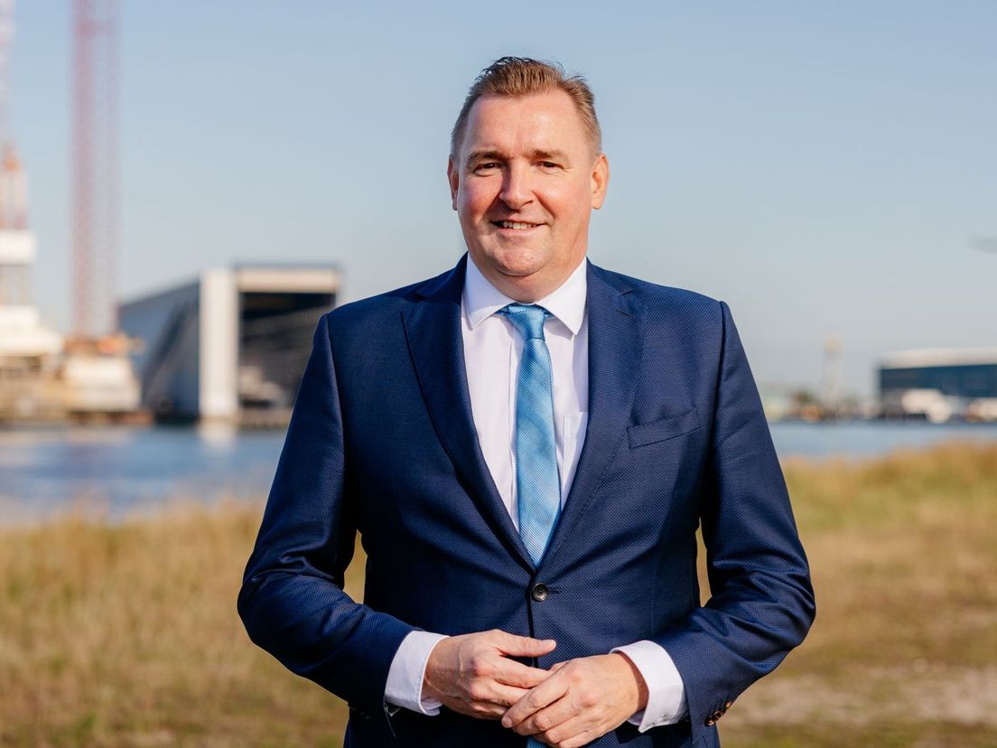 Burgemeester Gerben Dijksterhuis, gemeente Borsele en voorzitter van de Havendriehoek