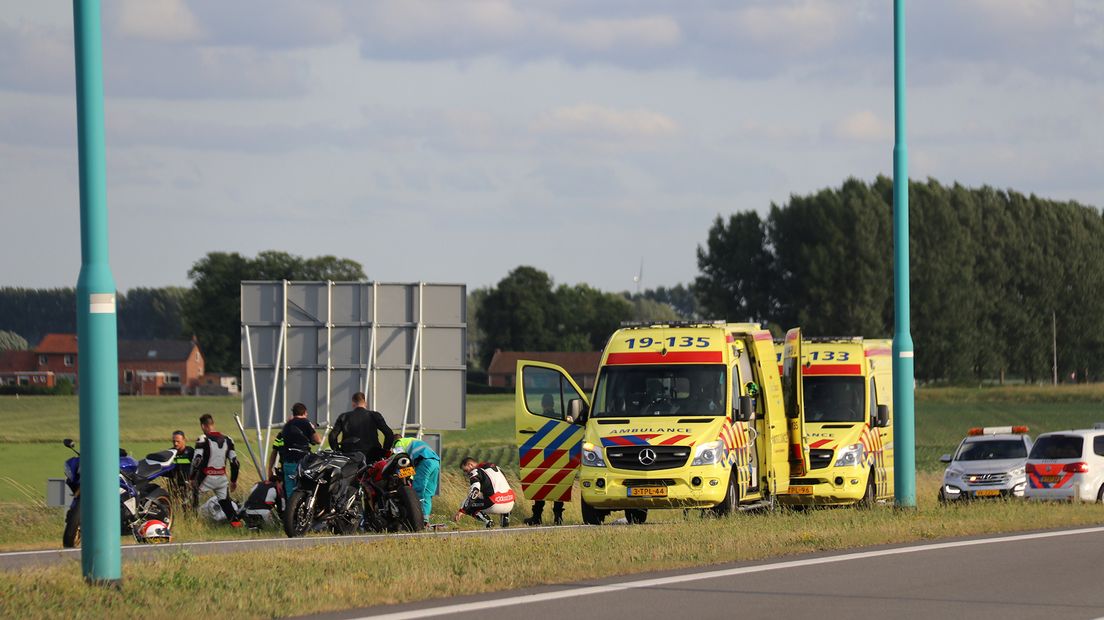 Motorrijder gewond