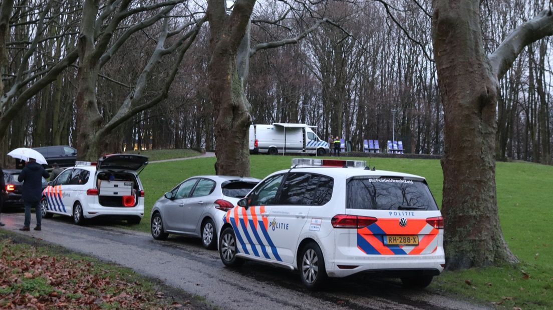Politieonderzoek in park Transwijk
