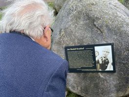 Jan Roelof Kruithof geëerd met naamplaat in woonplaats Havelte