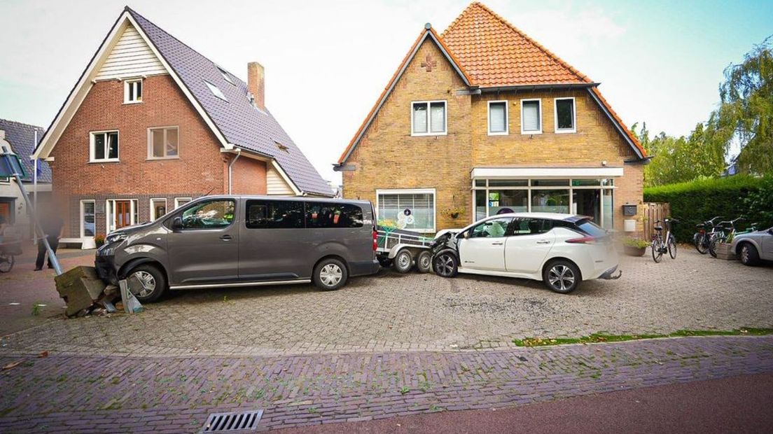 Het ongeval zorgde voor een enorme ravage.