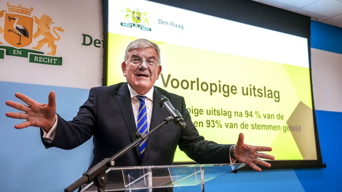 De Haagse burgemeester Jan van Zanen