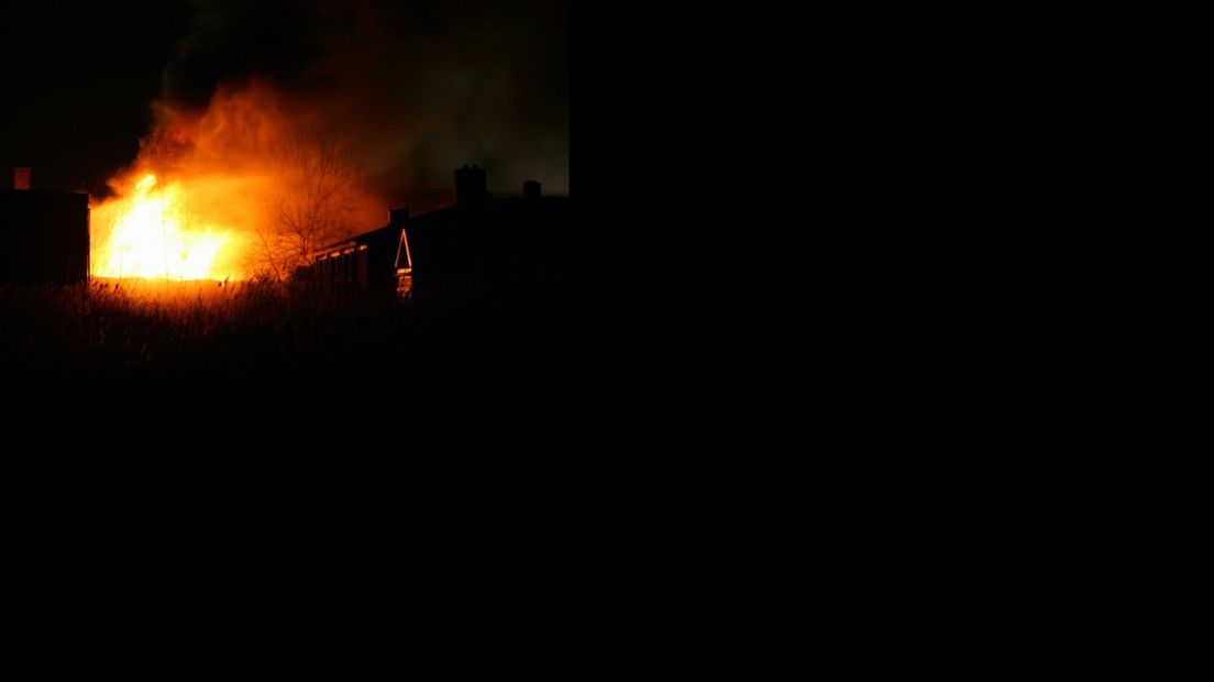 De brand bij het busmuseum