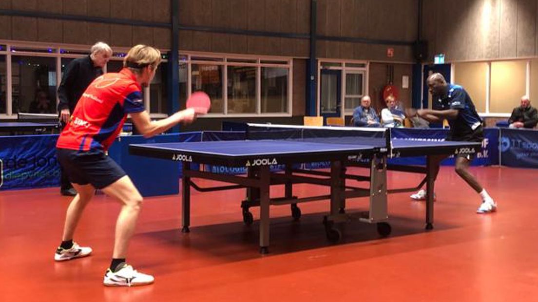 Beeld uit de wedstrijd