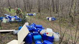 140 vaten chemisch afval gevonden in Herkenbosch 