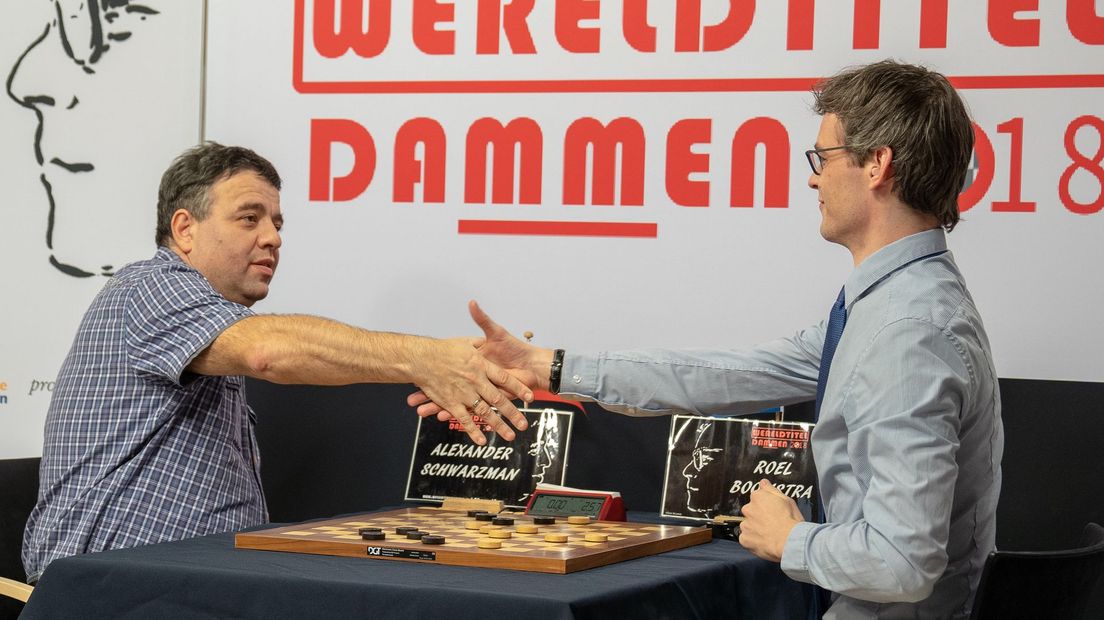 Roel Boomstra won in 2018 het WK dammen