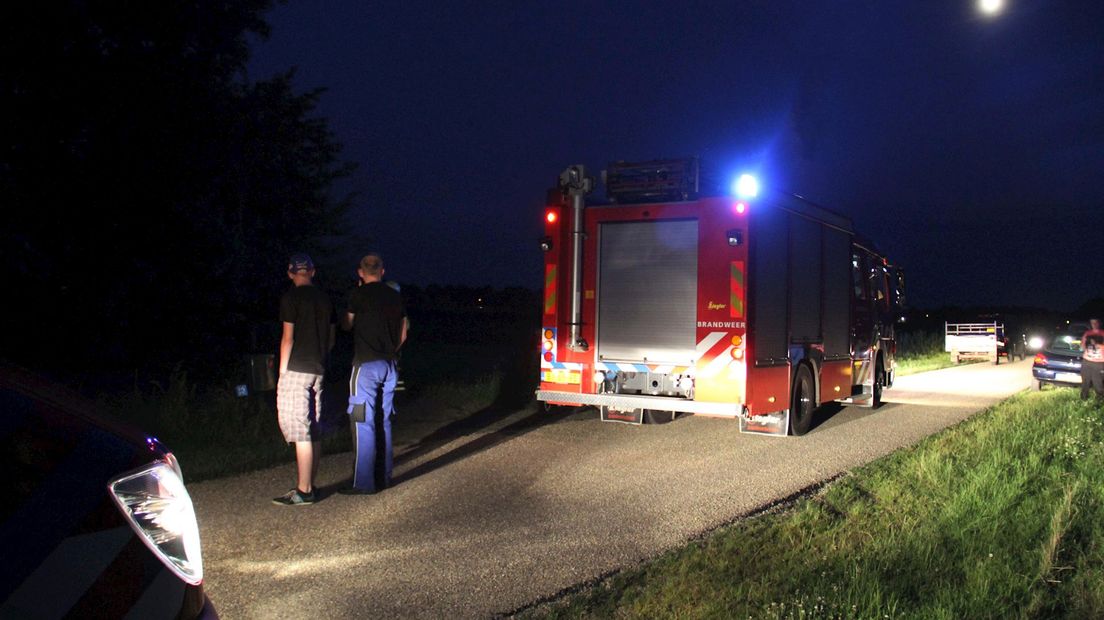 Afvalbrand in Geerdijk