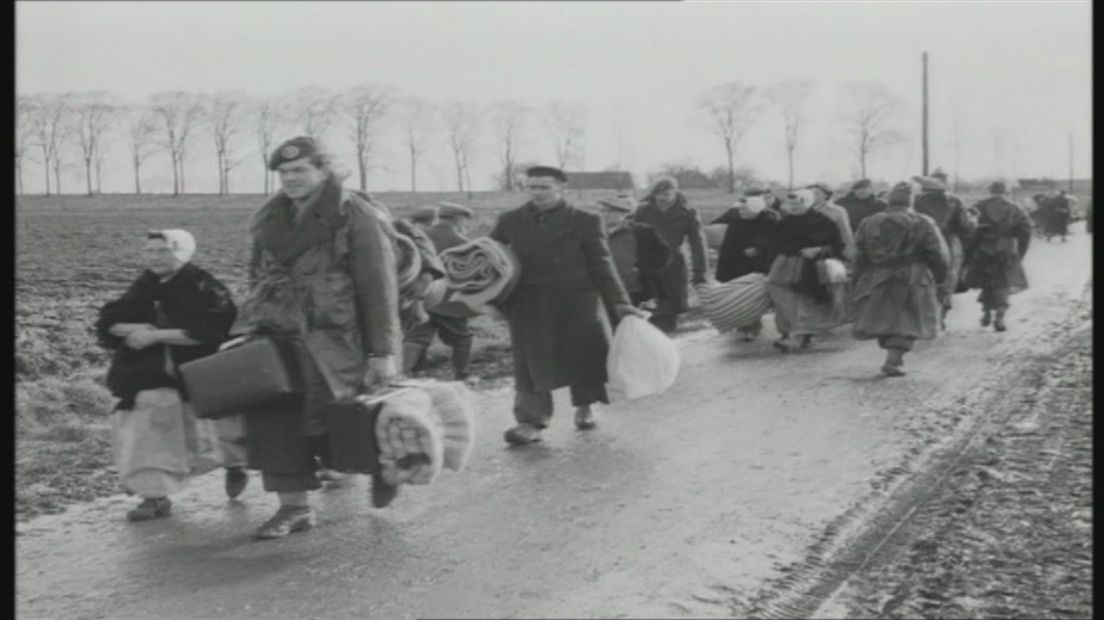 Beeld van Zeeuwen na de Watersnoodramp van 1 februari 1953
