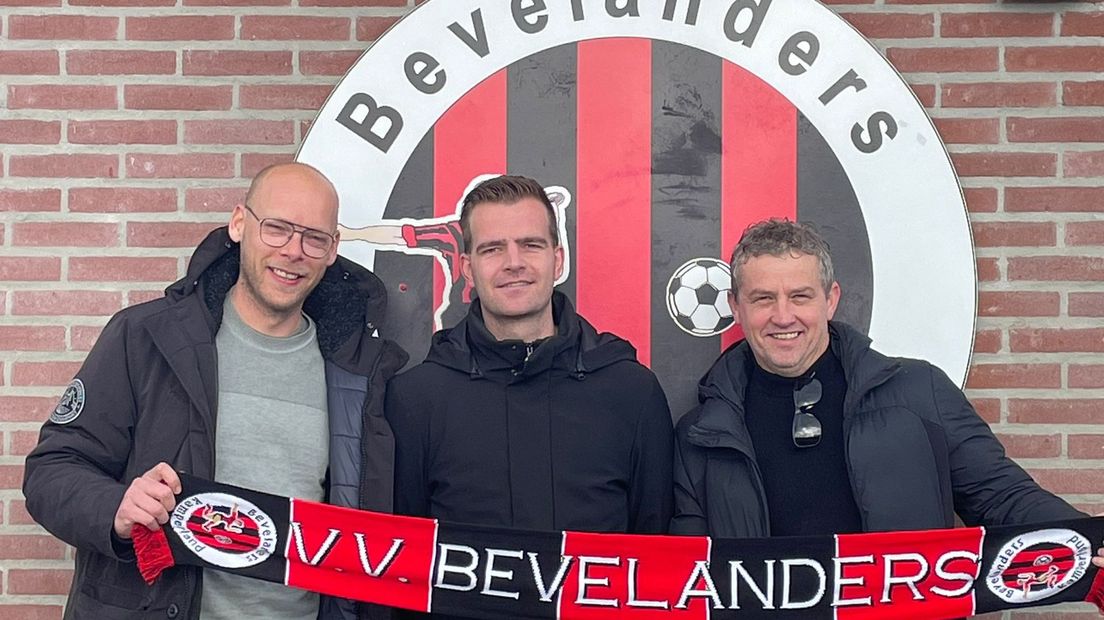 Jeroen Bakx (links), Mark van de Moere (TC, midden) en Renato Dijkstra (rechts)