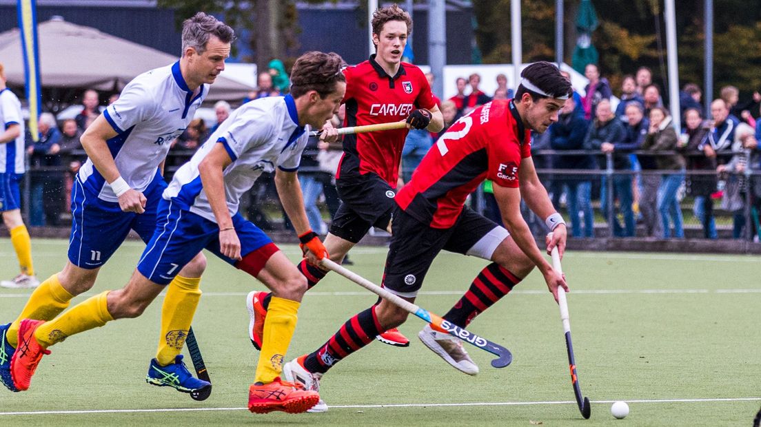Een beeld uit de derby Voordaan-Schaerweijde van vorig seizoen
