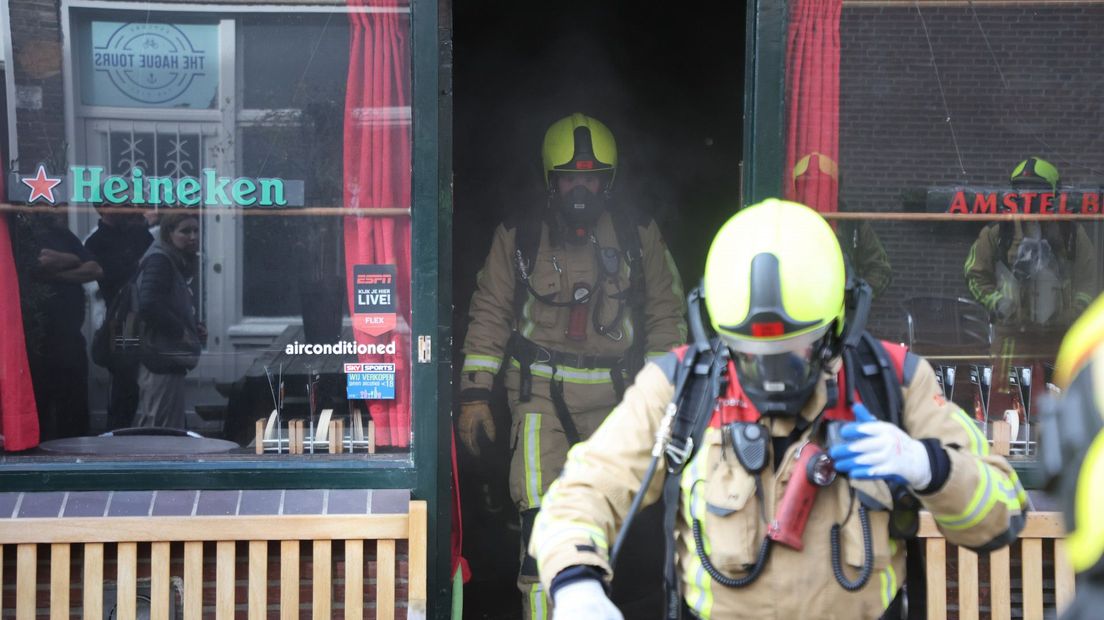 Brand in café De Malle Meid