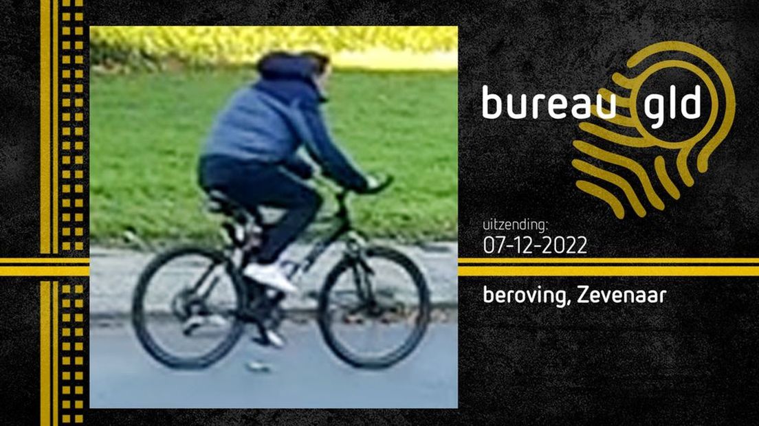 De man die een vrouw beroofde van haar portemonnee.