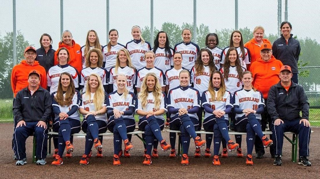 De Nederlandse softbalsters